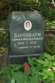 Баренбаум Софья Михайловна, Москва, Востряковское кладбище